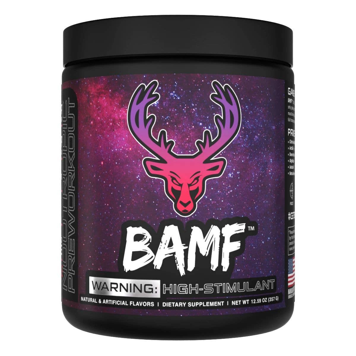 Campus Protein - Wholesale Protein/Superfood Powder - Bucked Up BAMF Pre Workout9