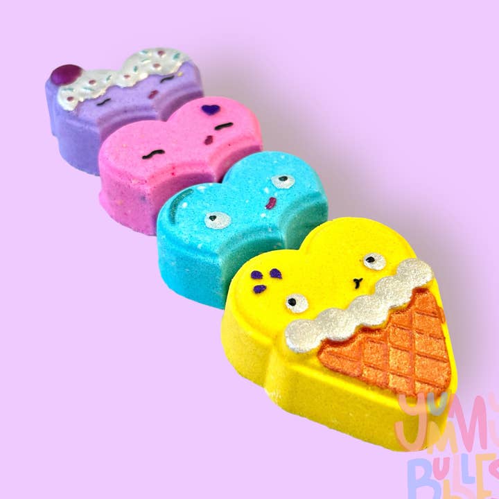 Bath Fizz - Cute Ice Cream Stack- 250 g for wholesale by Yummy Bubbles