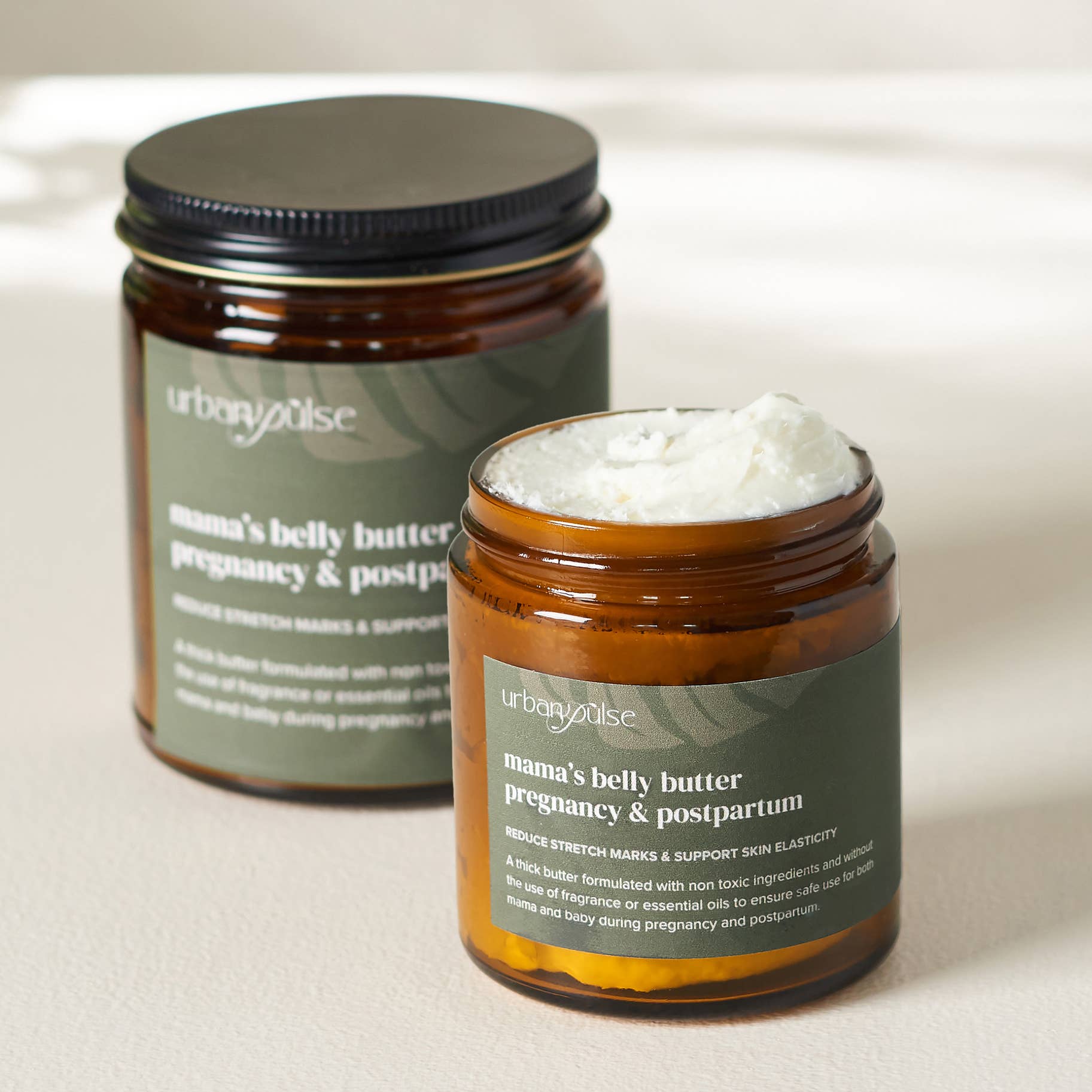 Urban Pulse | Clean Skincare & Non Toxic Candles - Wholesale Belly Oil/Butter - Maternity - Belly Butter Pregnancy Stretch Mark Cream Maternity Care0
