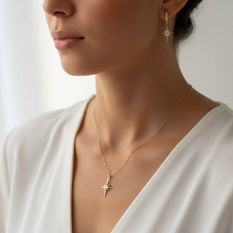 DUESTELLE ITALIA - Vente Colliers à pendentif - COLLIER ÉTOILE POLAIRE2