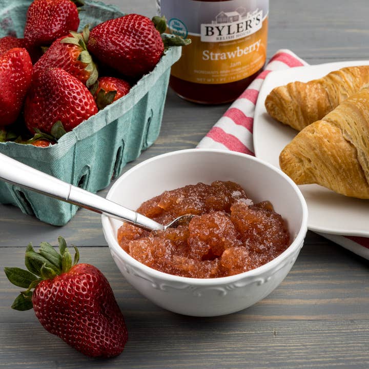 Bylers Relish House, LLC - Wholesale Jam/Jelly - Bylers No Granulated Sugar Added Strawberry Jam