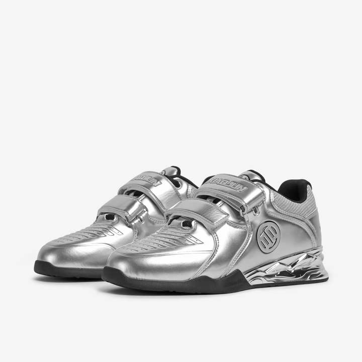 Silver LUXIAOJUN PowerPro I Weightlifting Shoes(Silver) for wholesale on Faire