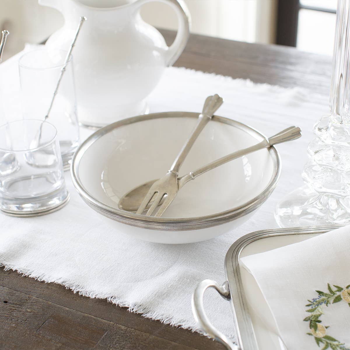 Arte Italica & Crown Linen Designs - Wholesale Bowl - Tuscan Medium Bowl3