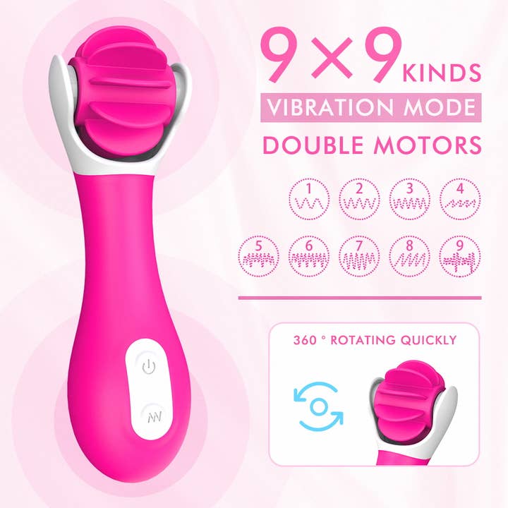 Seductive Boudoir - Vente Sex toys - Vibromasseur à succion de langue pivotant 3 en 1 Hunter, jouets sexuels2