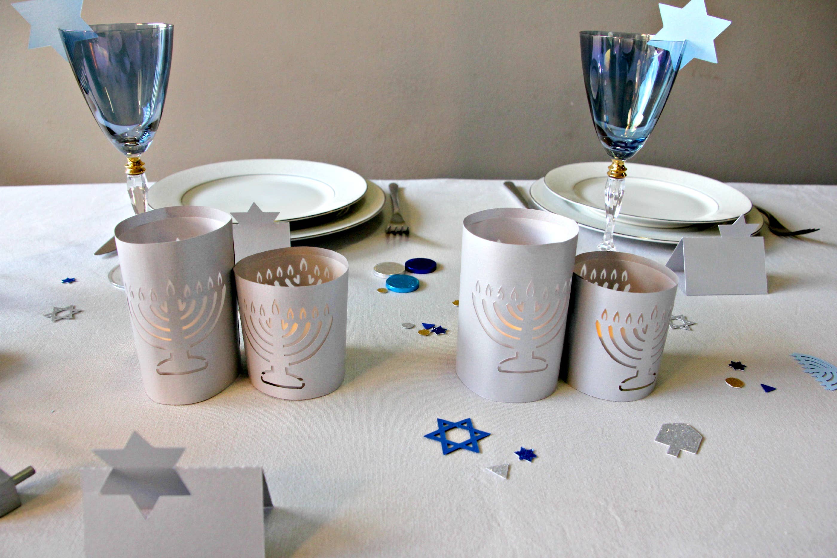 thekitcut - Vente Décoration de Hanoukka - Lanternes Menora, décoration de Hanoukka | Un décor juif unique5