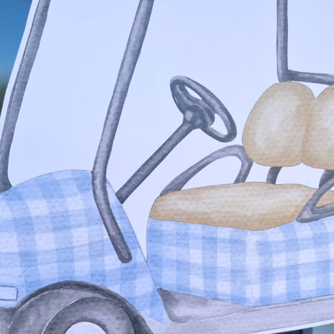 Front Porch Elegance – wholesale Door hanger – Tee Time- Door Hanger3