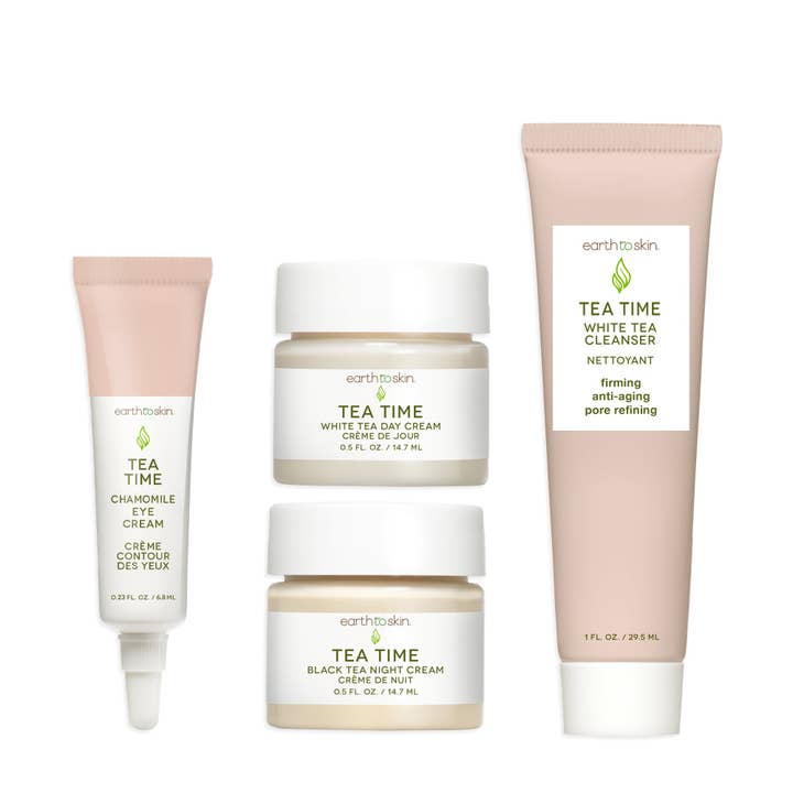 Tea Time Starter Skin Care Set for wholesale by Earth To Skin Beauty