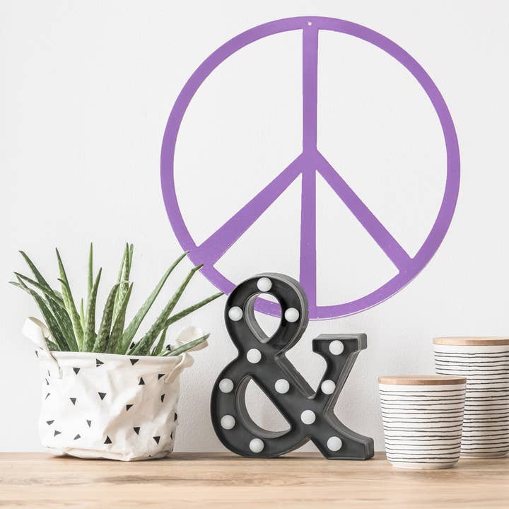 Sinal de paz por atacado de White Barn Decor