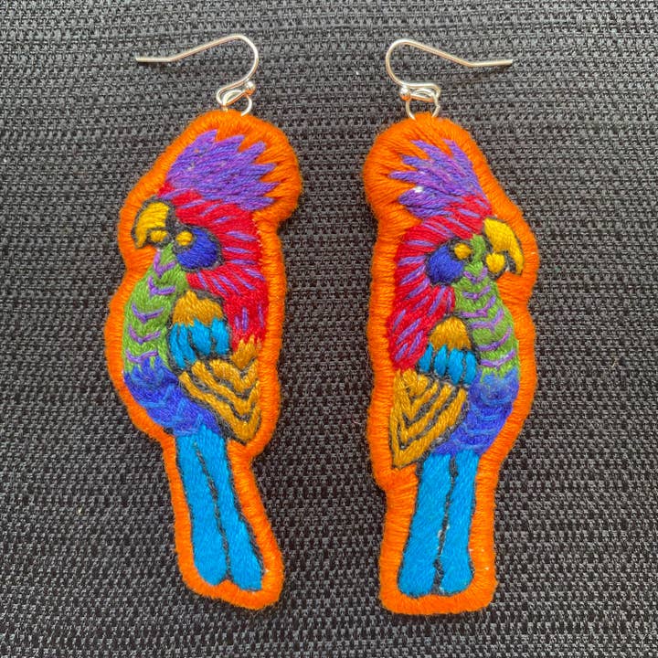 Pendientes ligeros bordados con forma de pájaro para venta al por mayor de SWIETstuff