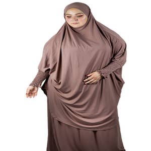 Solid Jersey Hijab: Blue Iris Adult Slip-On