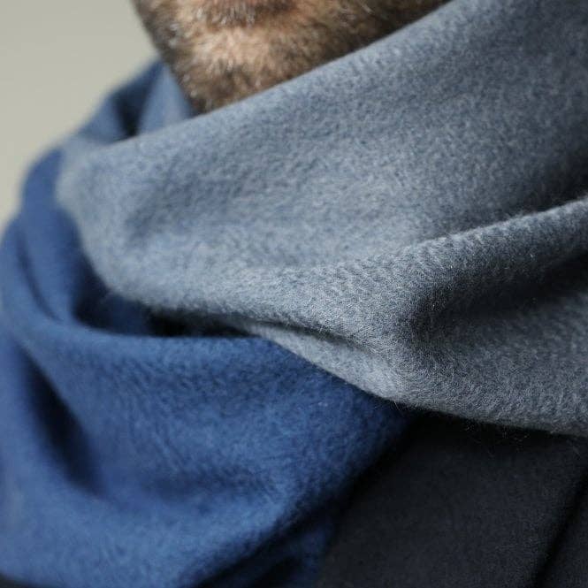 Studio Hop - Wholesale Scarf - Men's - Men's 100% Cashmere Ombre Scarf4