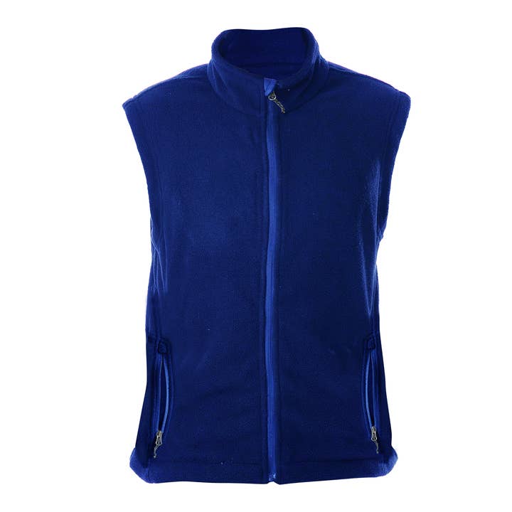 LeeHanTon - Wholesale Outerwear Vest - Men's - LeeHanTon Men's Solid Full Zip Polar Fleece Vest11