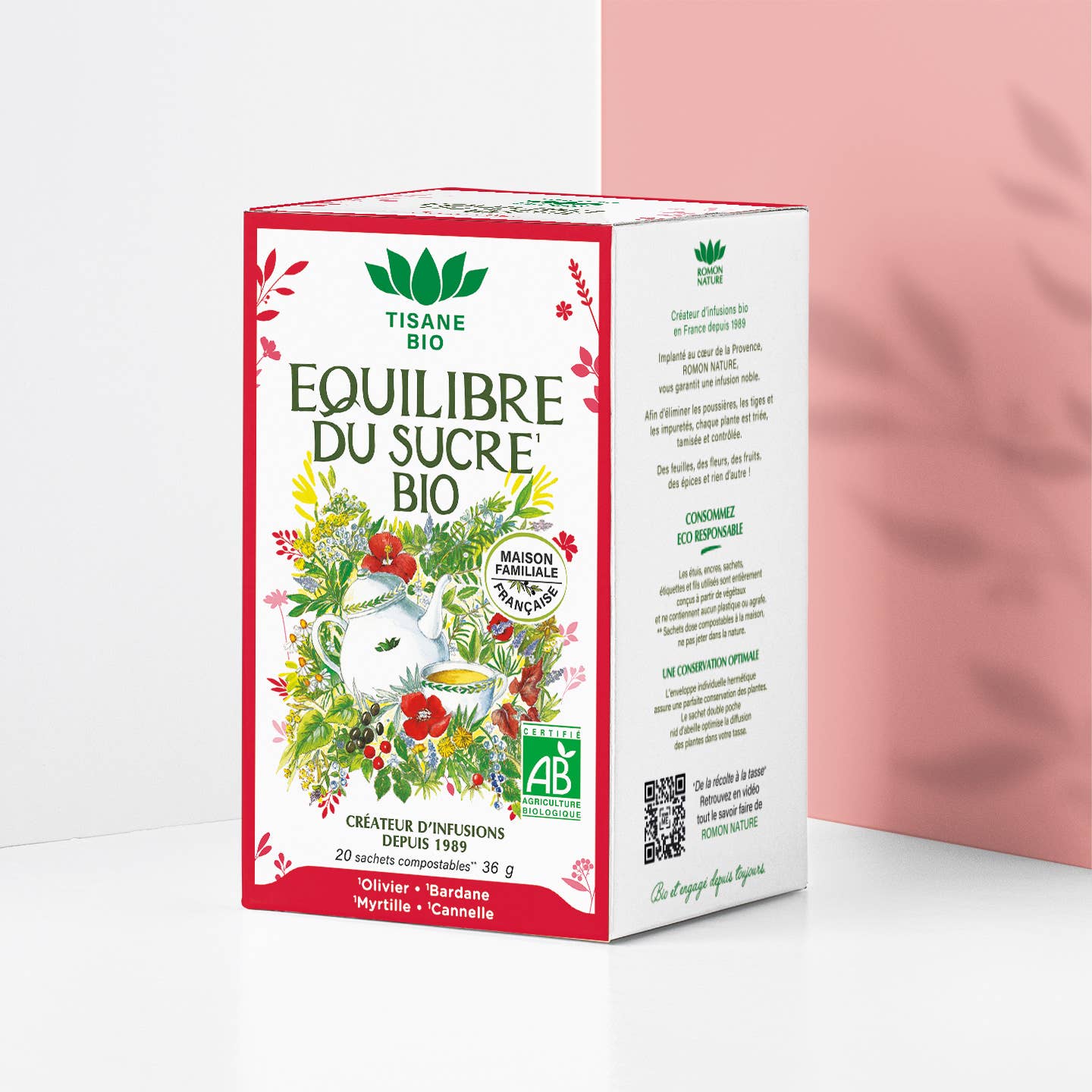 PROVENCE D'ANTAN - Wholesale Health/Detox Tea - Organic Sugar Balance Herbal Tea*