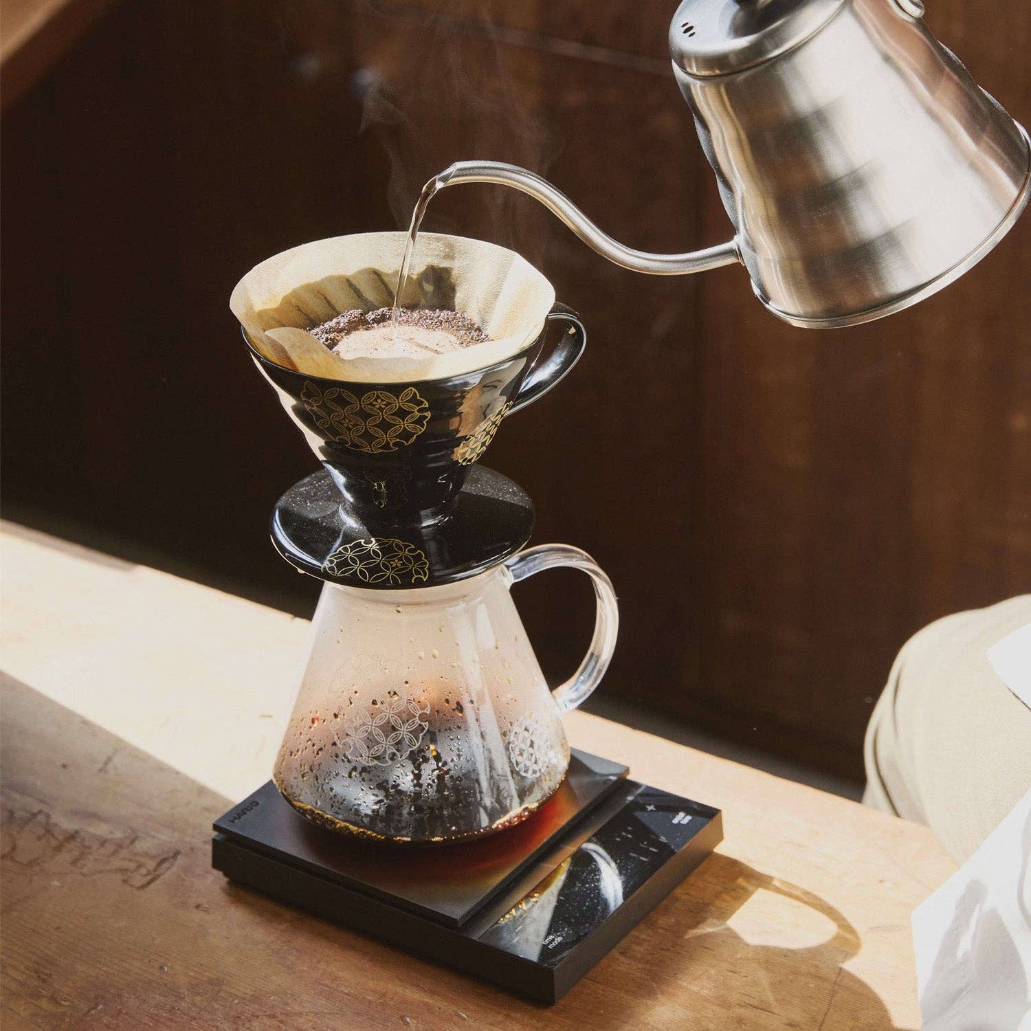 HARIO USA - Wholesale Serving Utensil - "Shippou" Glass Server 02 Seven Treasures Pattern4