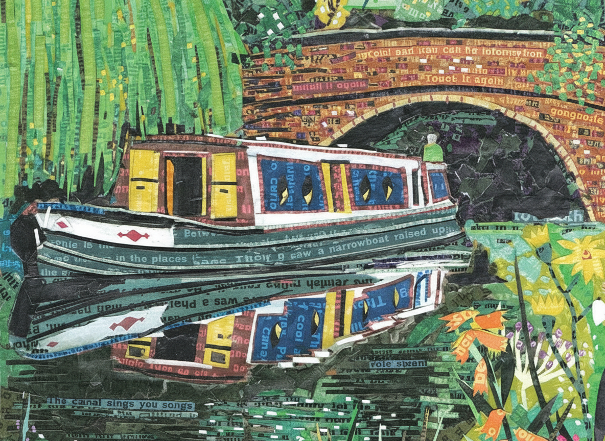 Jamie Poole – wholesale Art print – Canal Life A3 Print on Silk Stock2