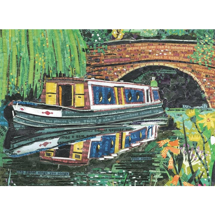 Jamie Poole – wholesale Art print – Canal Life A3 Print on Silk Stock2