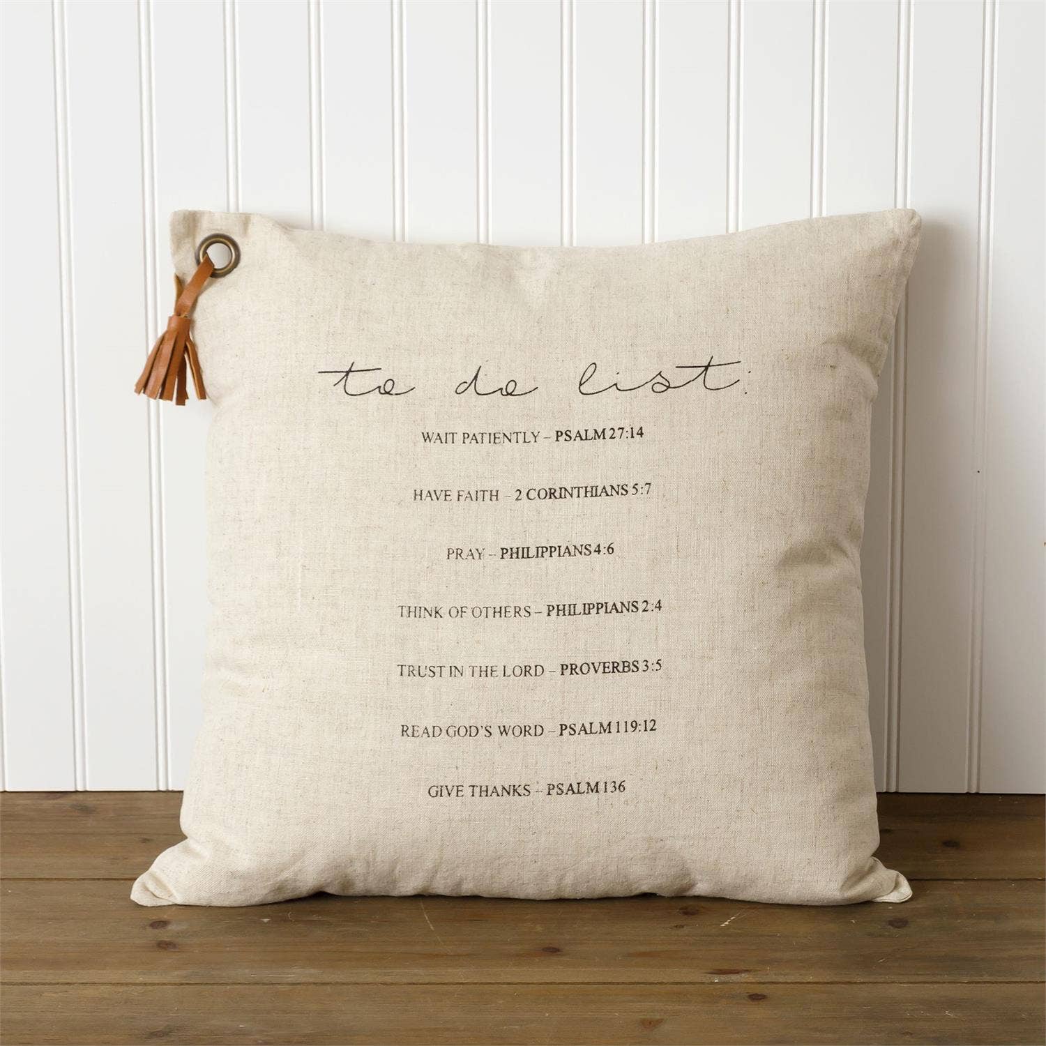 Audrey's Home & Gift - Wholesale Throw/Decorative Pillow - Pillow - To Do List (Pk/02)