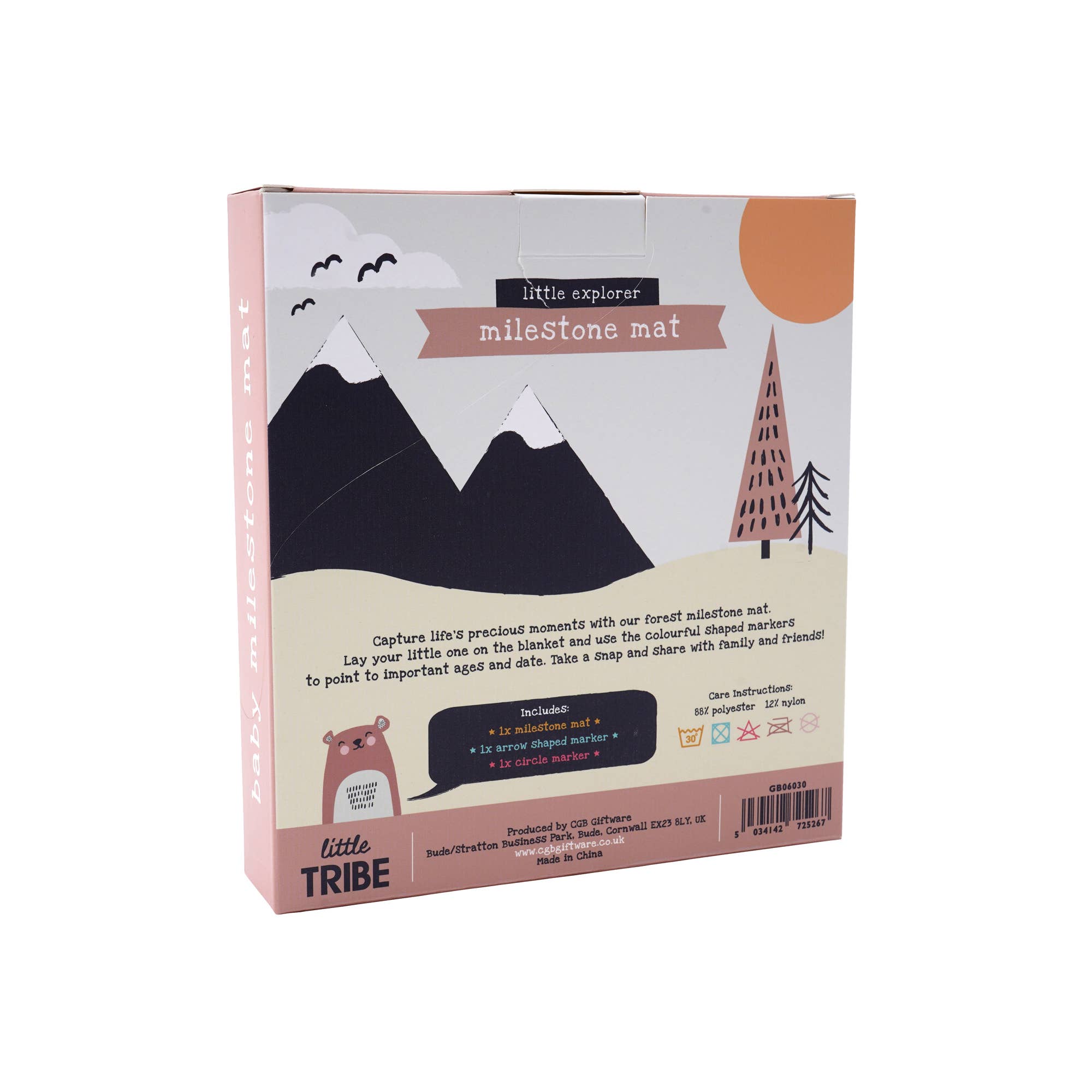 CGB Giftware – wholesale Milestone art/keepsake – Child & baby – Little Tribe Forest Milestone Mat2