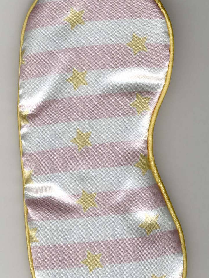 Máscara de Dormir em Cetim com Listras por atacado de Carole Inc.