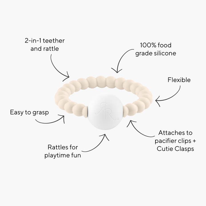 Ryan & Rose - Vendita all'ingrosso Massaggiagengive (senza clip) - Neonati - Sonaglio Cutie Teether9