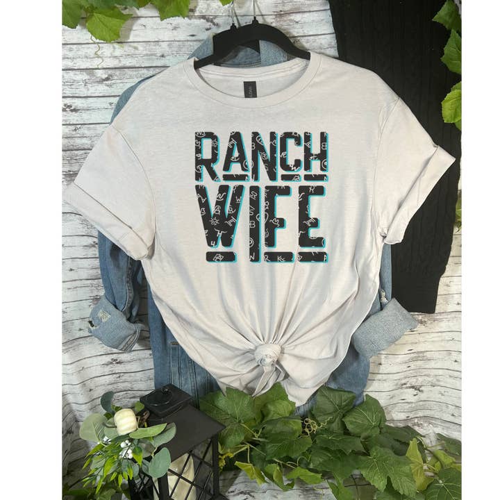 Ranch Wife T-shirt for wholesale by Duck Creations Wholesale