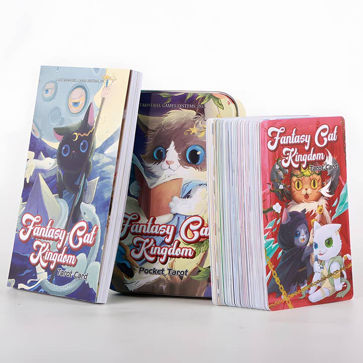 Vermilion Collection - Wholesale Tarot Cards - Fantasy Cat Kingdom Tarot6