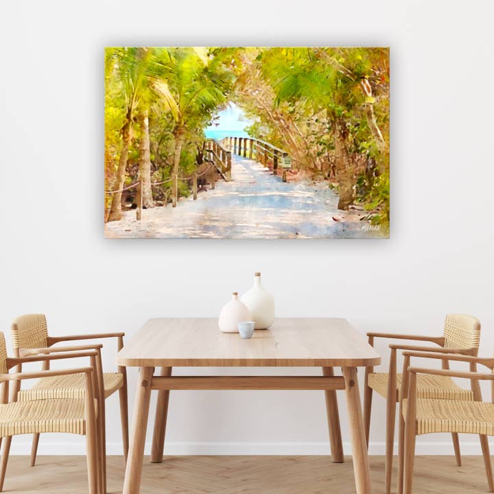 Art Canvases, Fort Myers/Sanibel FL, Tunnel to the Sea for wholesale by G.O.A.T House of Creative