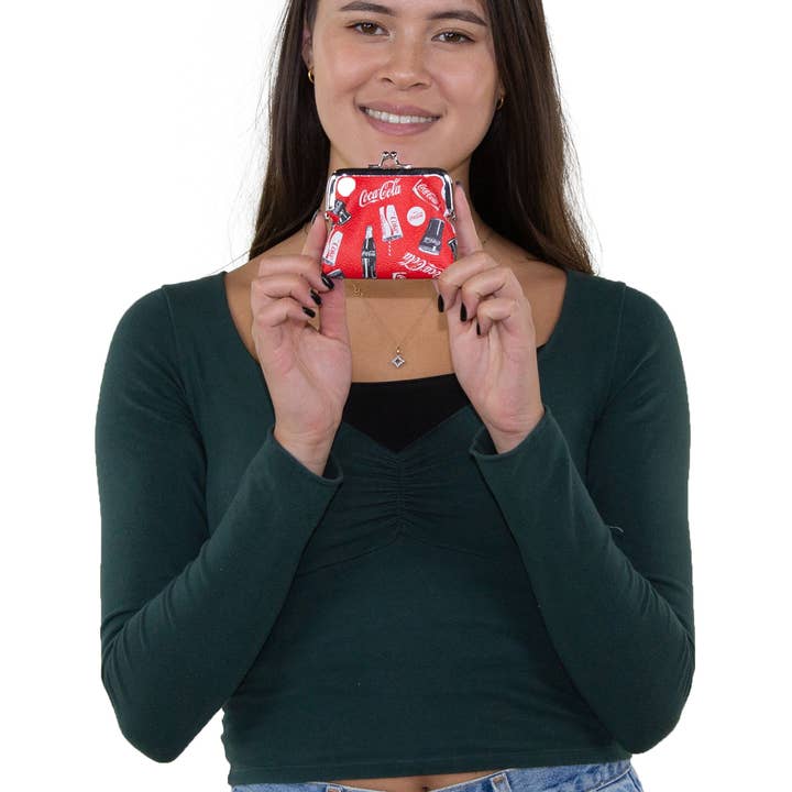 COMECO INC - Wholesale Coin Purse - Women's - Officially Licensed Coca-Cola Coin Purse2