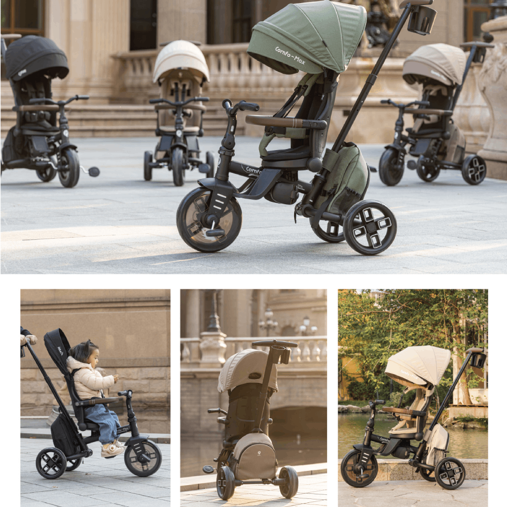 Devessport - Wholesale Stroller Trike - Kids & Baby - Qplay Comfo Max 8-in-1 Evolutionary Tricycle / 10-72 months8