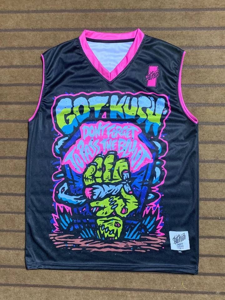 Bogarting Basketball Jersey for wholesale by Got Kush Clothing