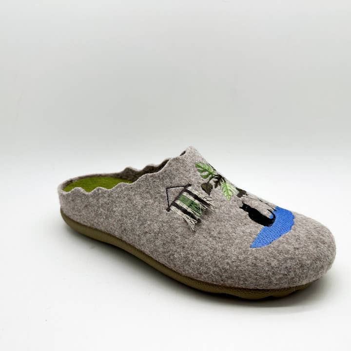 thies - Wholesale Slippers - Women's - MayBe ® Boho Cat brown2