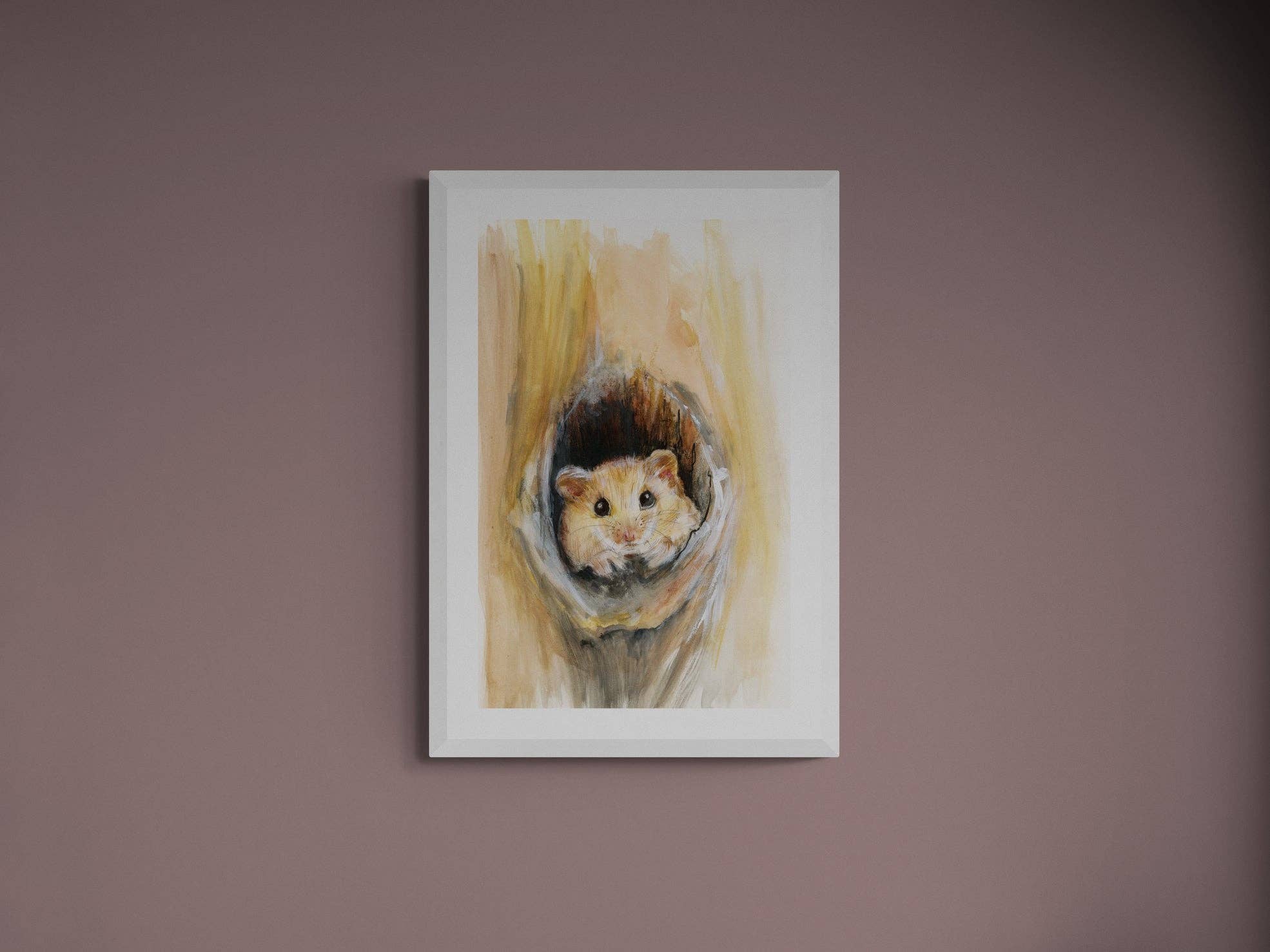 Wendy Laverick – wholesale Art print – Framed Print Lewis the Dormouse3