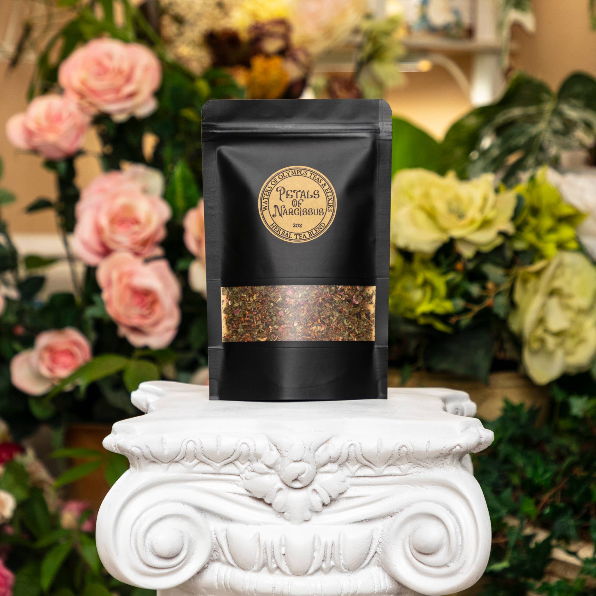 Earth's Best Wellness Market – Chá solto por atacado – Mistura de Chá Rooibos Floral de Hortelã-Verde | Brilho e Beleza da Pele1