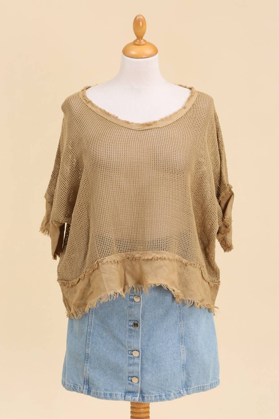 LINEN & COTTON HOUSE – Großhandel Bluse – Damen – TOP AUS BAUMWOLLSTRICK 23911 100 % BAUMWOLLE64