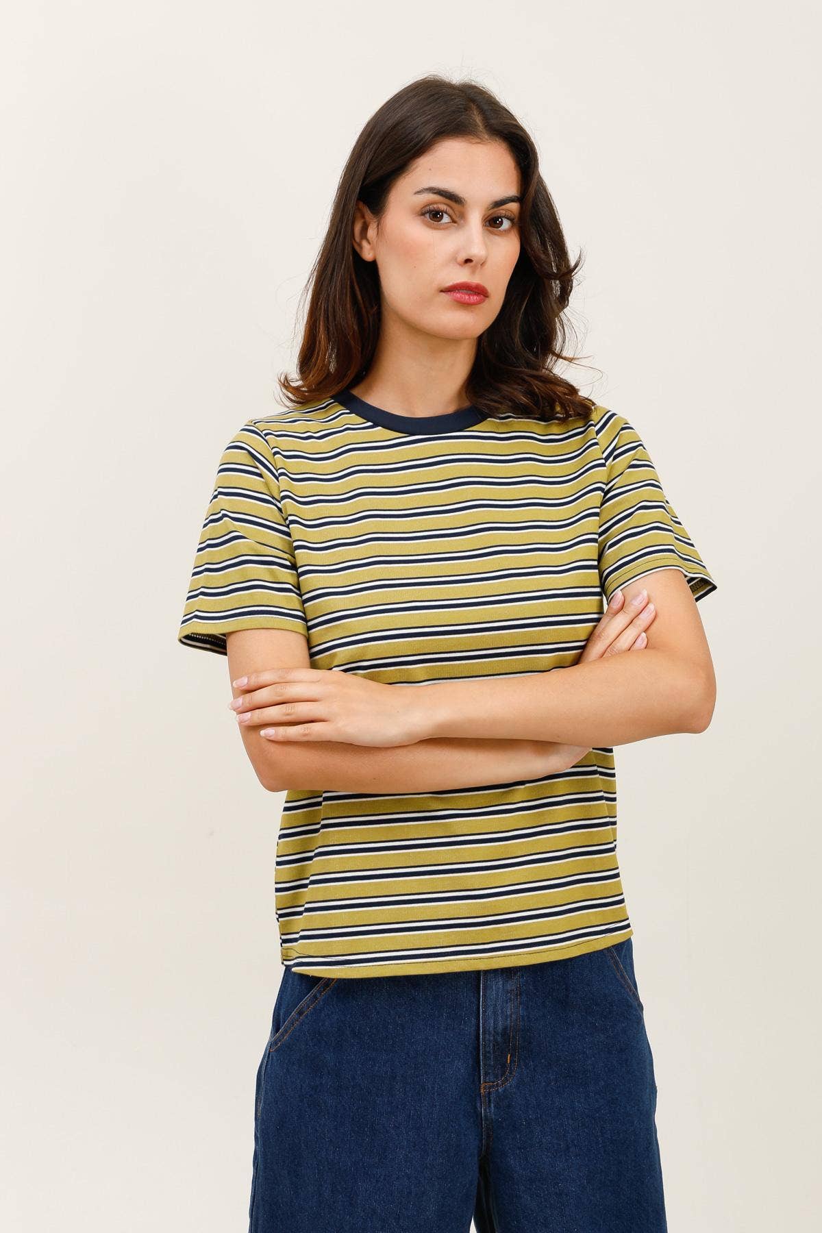 Daphnea - Wholesale T-Shirt - Women's - 31981 STRIPED T-SHIRT5