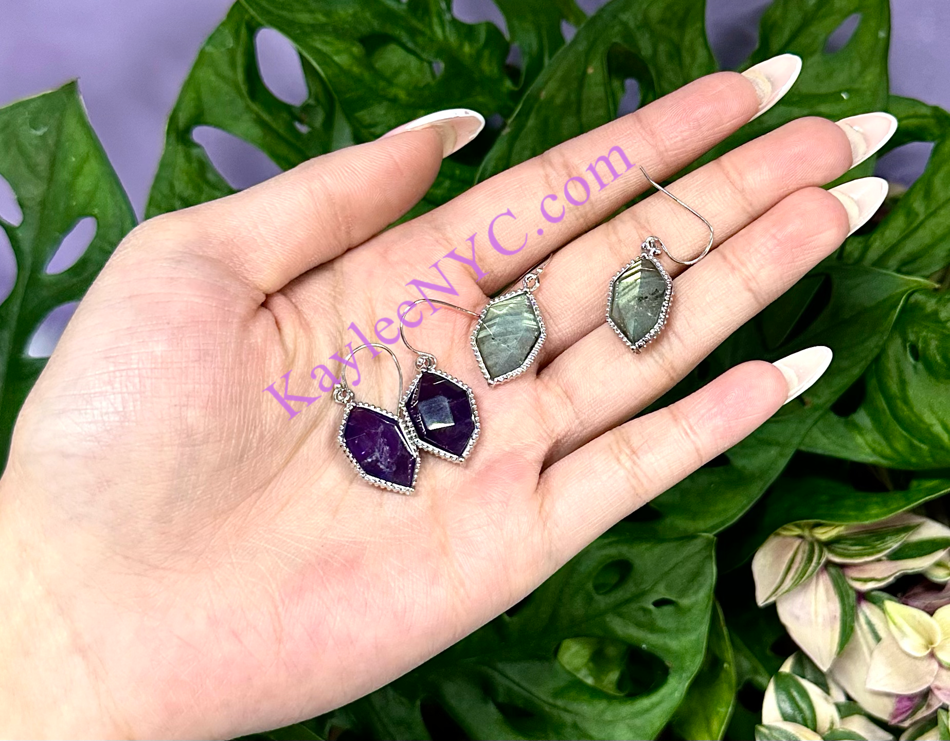 KayleeNYC - Wholesale Dangle Earrings - Crystal Sterling Silver Dangling Earring6