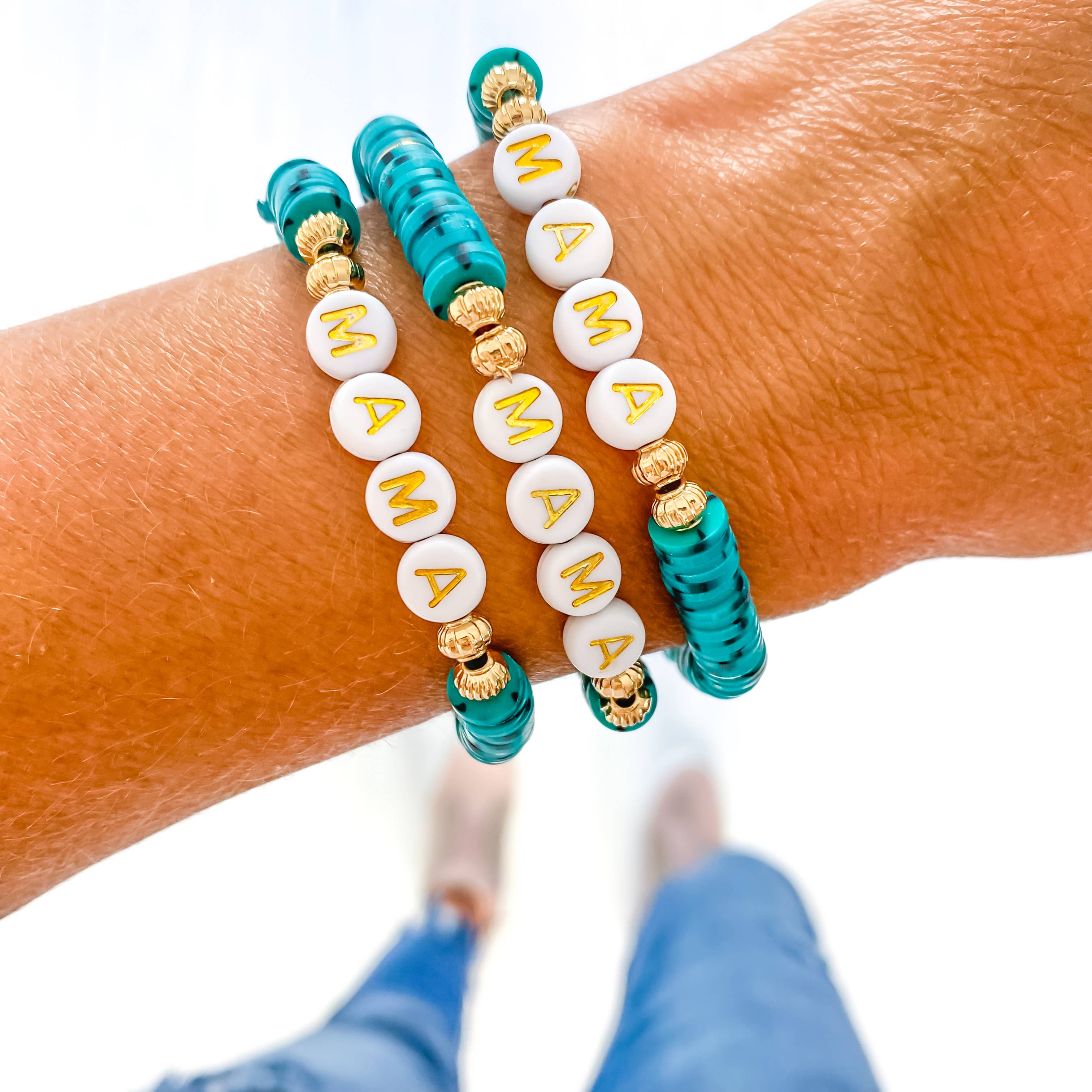 Savvy Bling – wholesale Pärlarmband – Mama Heishi Armband6