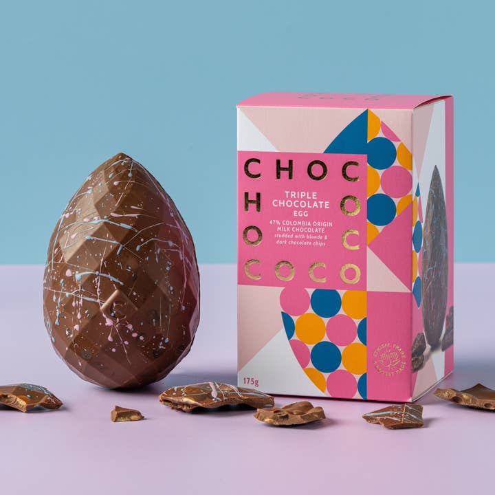 47% Triple Chocolate Egg - New for 2026 for wholesale by Chococo