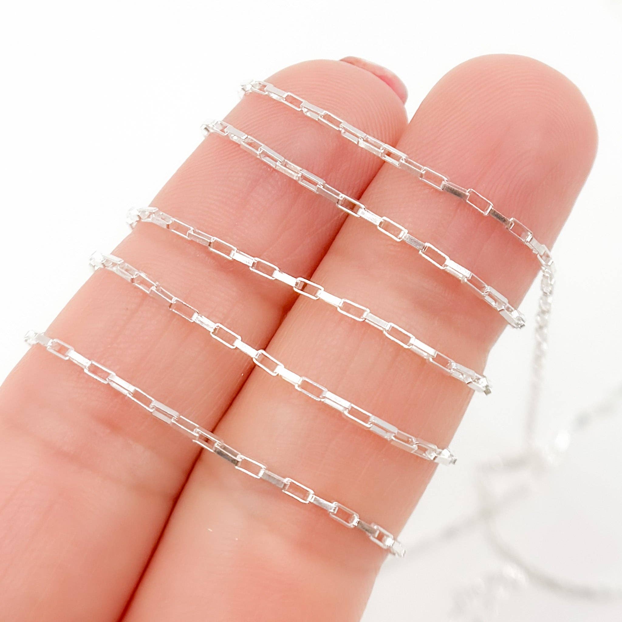 Jewels & Chains - Wholesale Link & Chain Necklace - V103SS. Sterling Silver Box Chain1