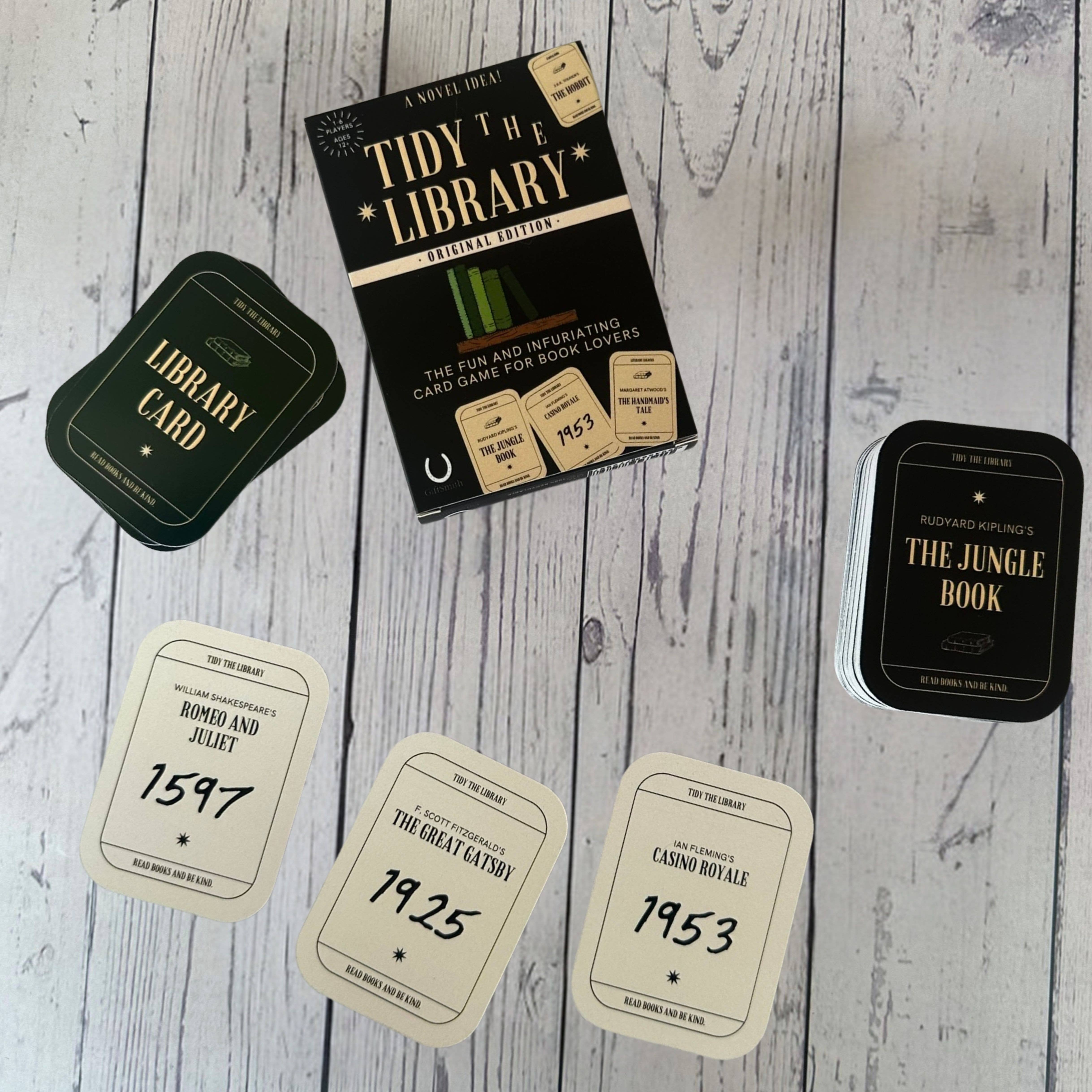 GiftSmith - Vente Jeux de cartes - Tidy the Library : Le jeu de cartes original pour les amoureux des livres4