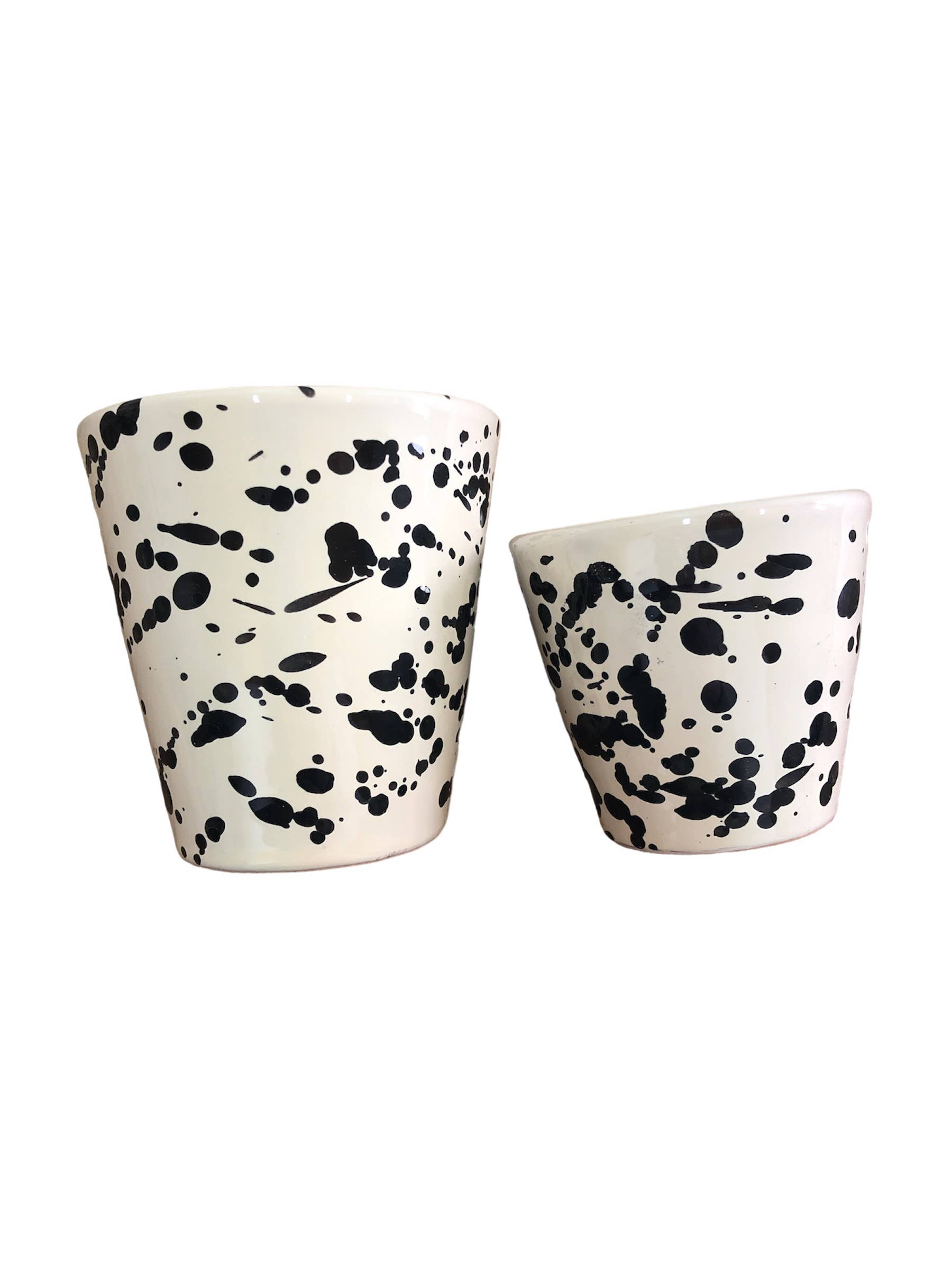 LOLIVA - Wholesale Drinking Glass/Cup - Glass h. 6 cm - Splasshed Line5