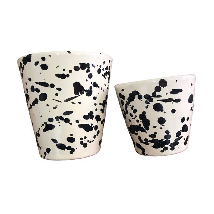 LOLIVA - Wholesale Drinking Glass/Cup - Glass h. 6 cm - Splasshed Line5