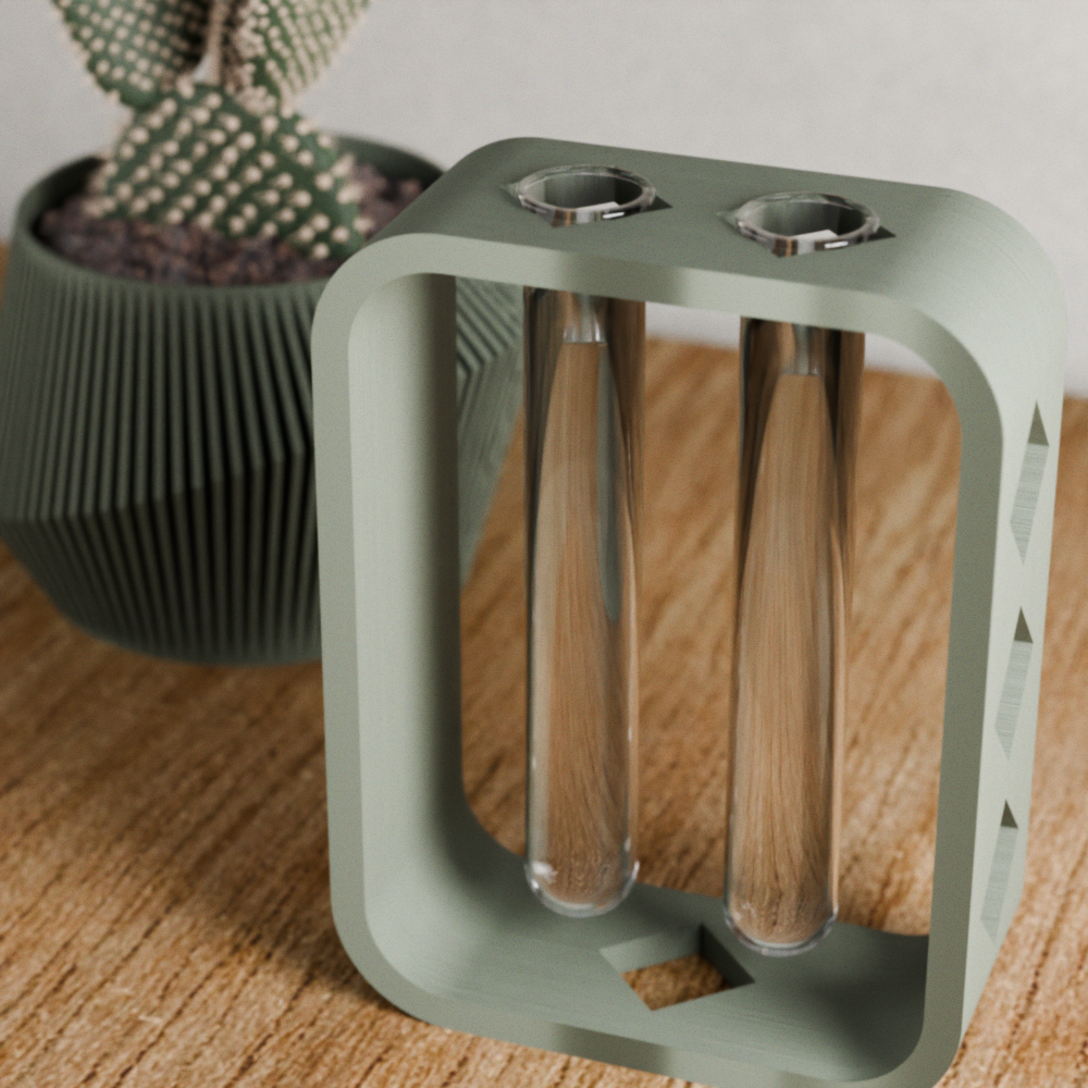 Modernized Pottery - Vendita all'ingrosso Vasi per piante - Stazione di Propagazione Dinamica con 3 Provette di Vetro da 50 mL1