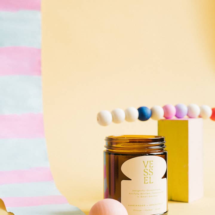 Vessel Candle Co - Wholesale Jar/Filled Candle - Coriander + Grapefruit Candle2