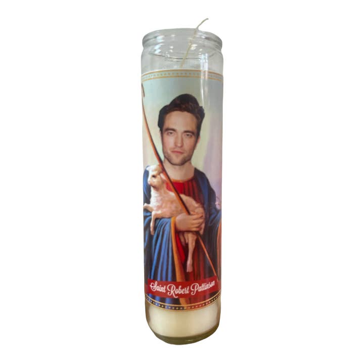 The Luminary and Co. - Wholesale Votive Candle - Robert Pattinson Devotional Prayer Saint Candle