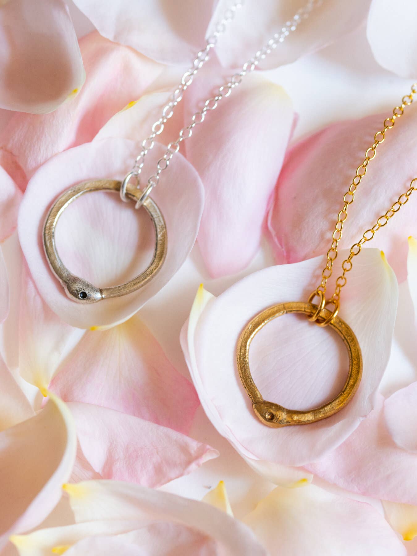 The Cyprus Cabinet - Wholesale Pendant/Charm Necklace - Ouroboros Snake Charm Necklace | Sterling Silver or Brass3