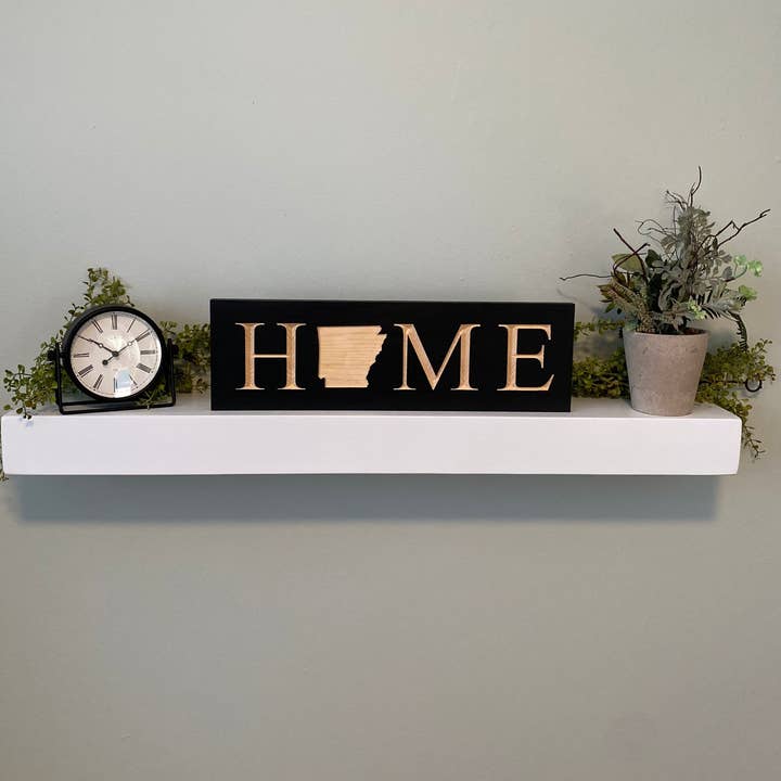 Creative Carpentry of Maine - Wholesale Sign - Arkansas “Home” Sign1