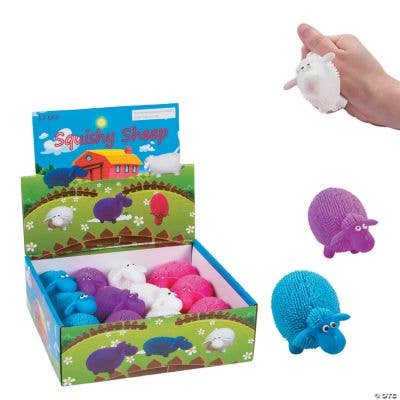 Squishy Sheep (Dz/DB) for wholesale by Fun Express