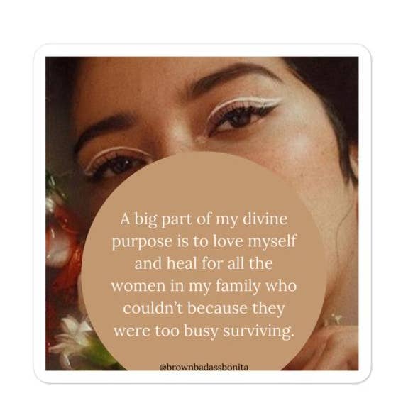 A Big Part of My Divine Purpose- Stickers por atacado de Badass x Bonita
