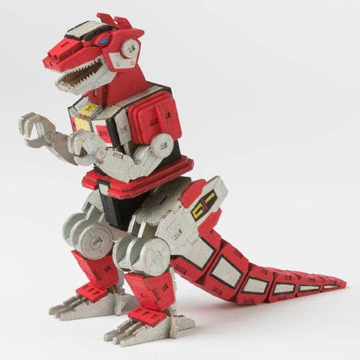 Insight Editions - #1 Pop Culture Publisher - Vente Kit de bricolage – enfant - IncrediBuilds : Power Rangers : Modèle 3D en bois et affiche T-Rex Dinozord1